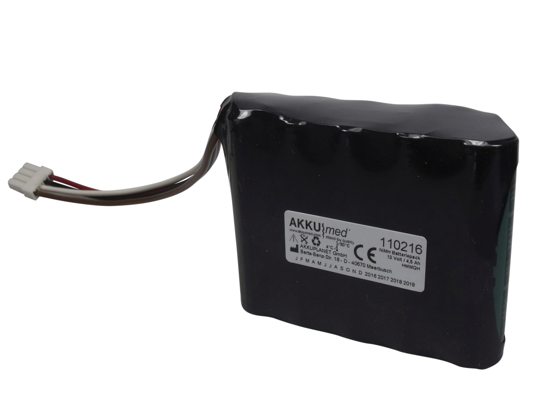AKKUmed NiMH battery suitable for Nihon Kohden Lifescope i BSM-2300 series, BSM-2301A, BSM-2301C,