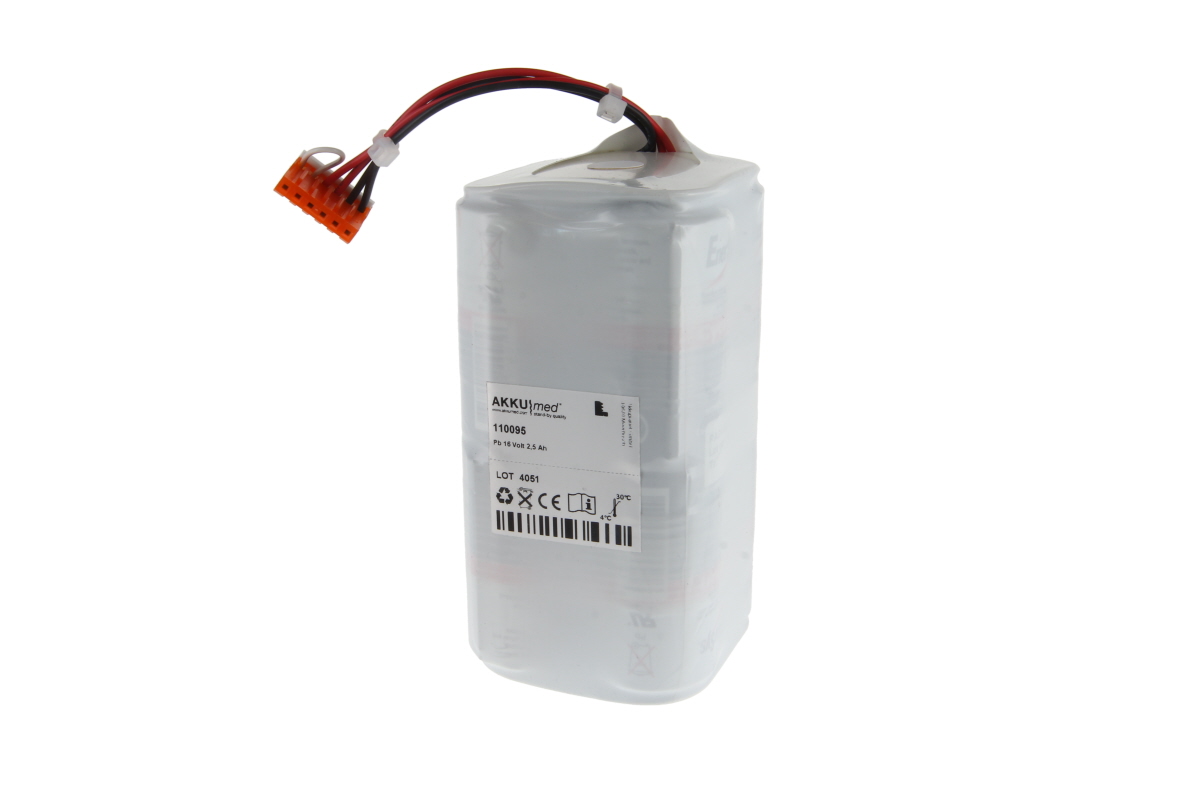 AKKUmed lead-acid battery suitable for Physio Control defibrillator Lifepak 9, 9P - 803704-03