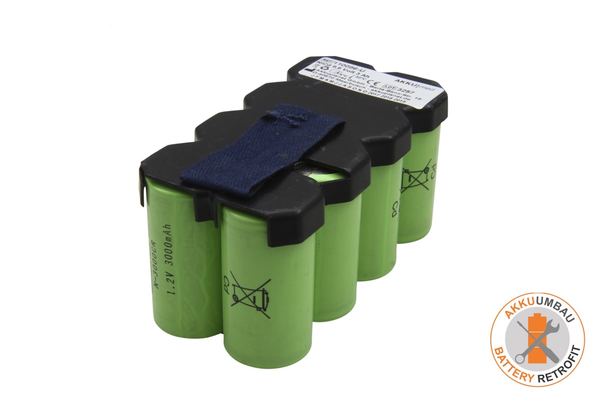 AKKUmed NC battery retrofit suitable for Corpuls Defibrillator 200, 300