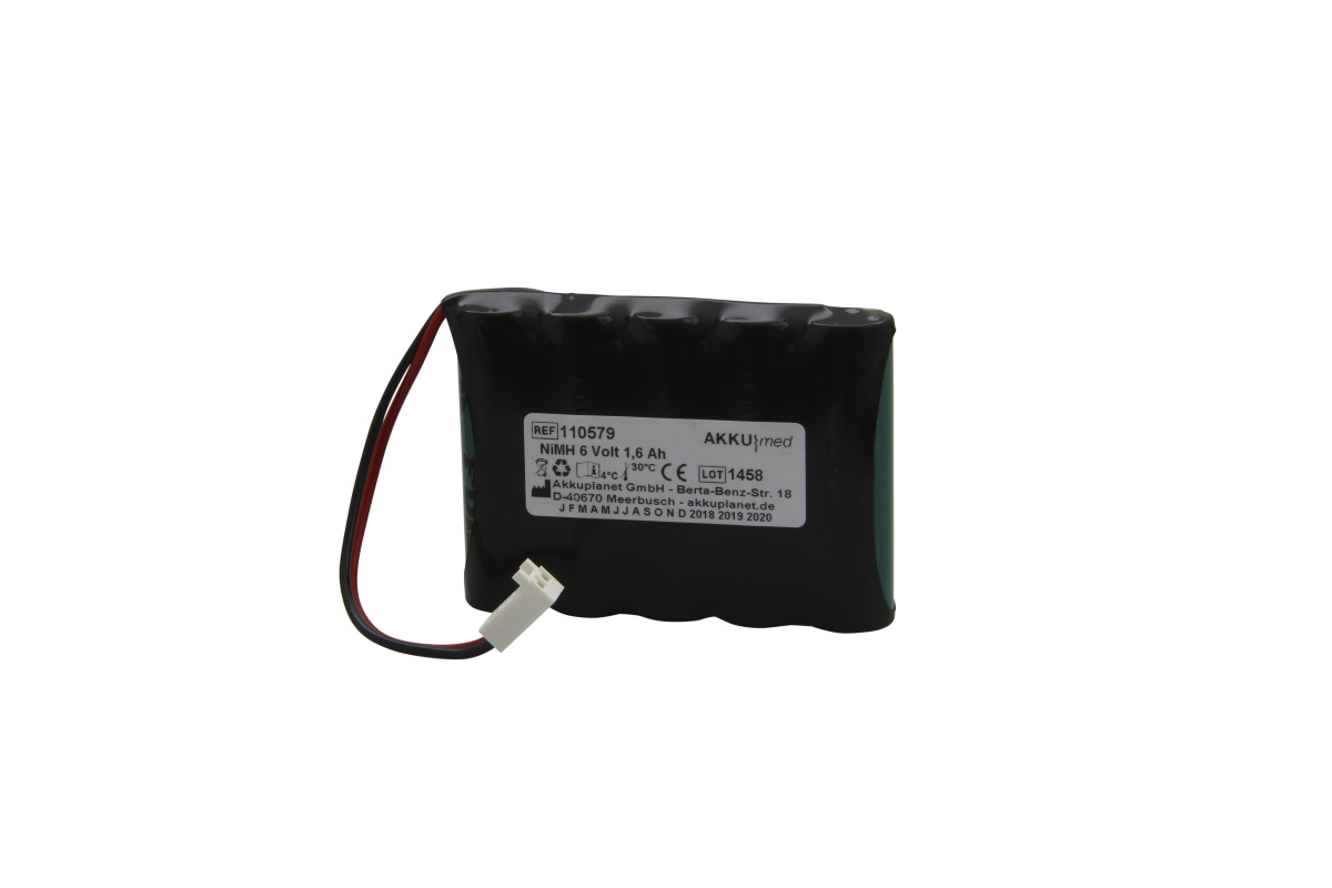 AKKUmed NiMH battery suitable for Caradyne Criterion 40, 60 monitor 
