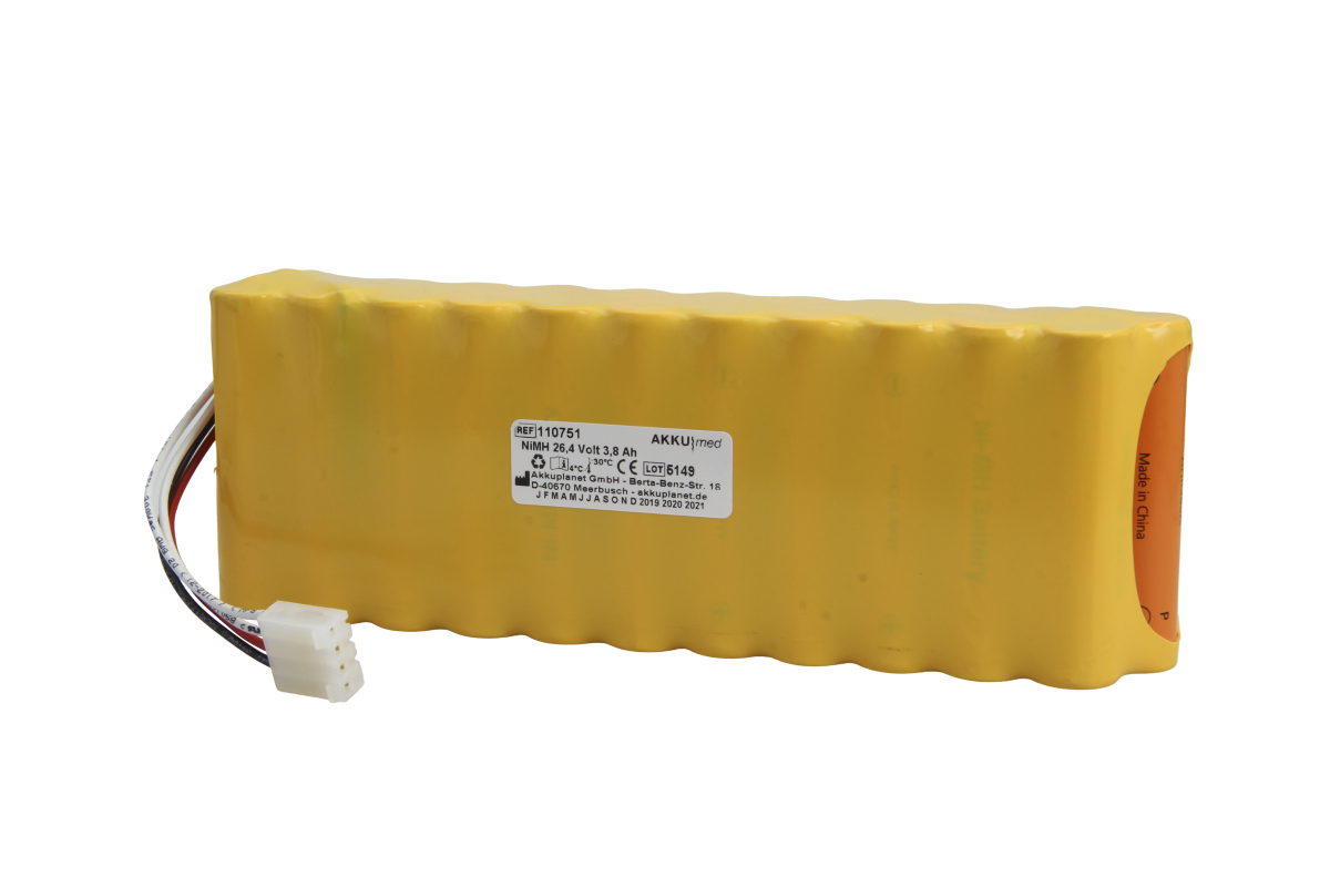 AKKUmed NiMH battery suitable for mattress heating Cosytherm Inditherm