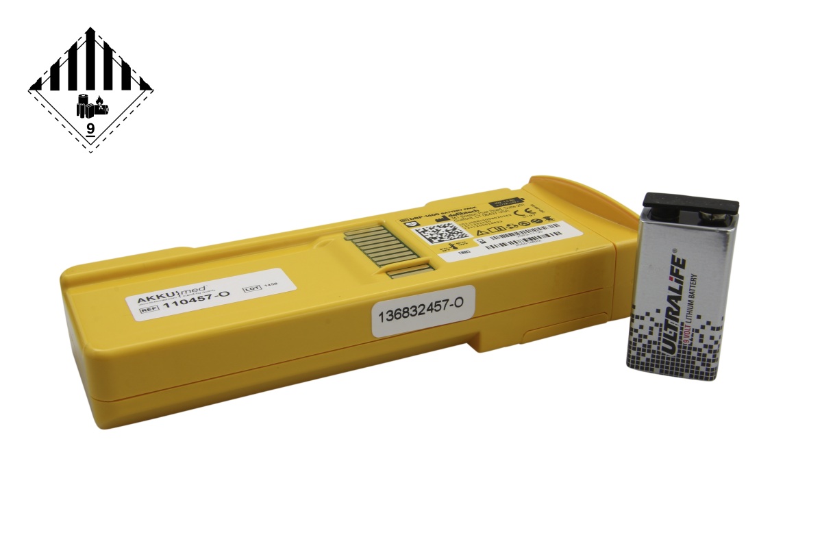 Original Lithium battery for Defibtech Lifeline AED DCF-100, DCF-110, DDU-100A, type DCF-200