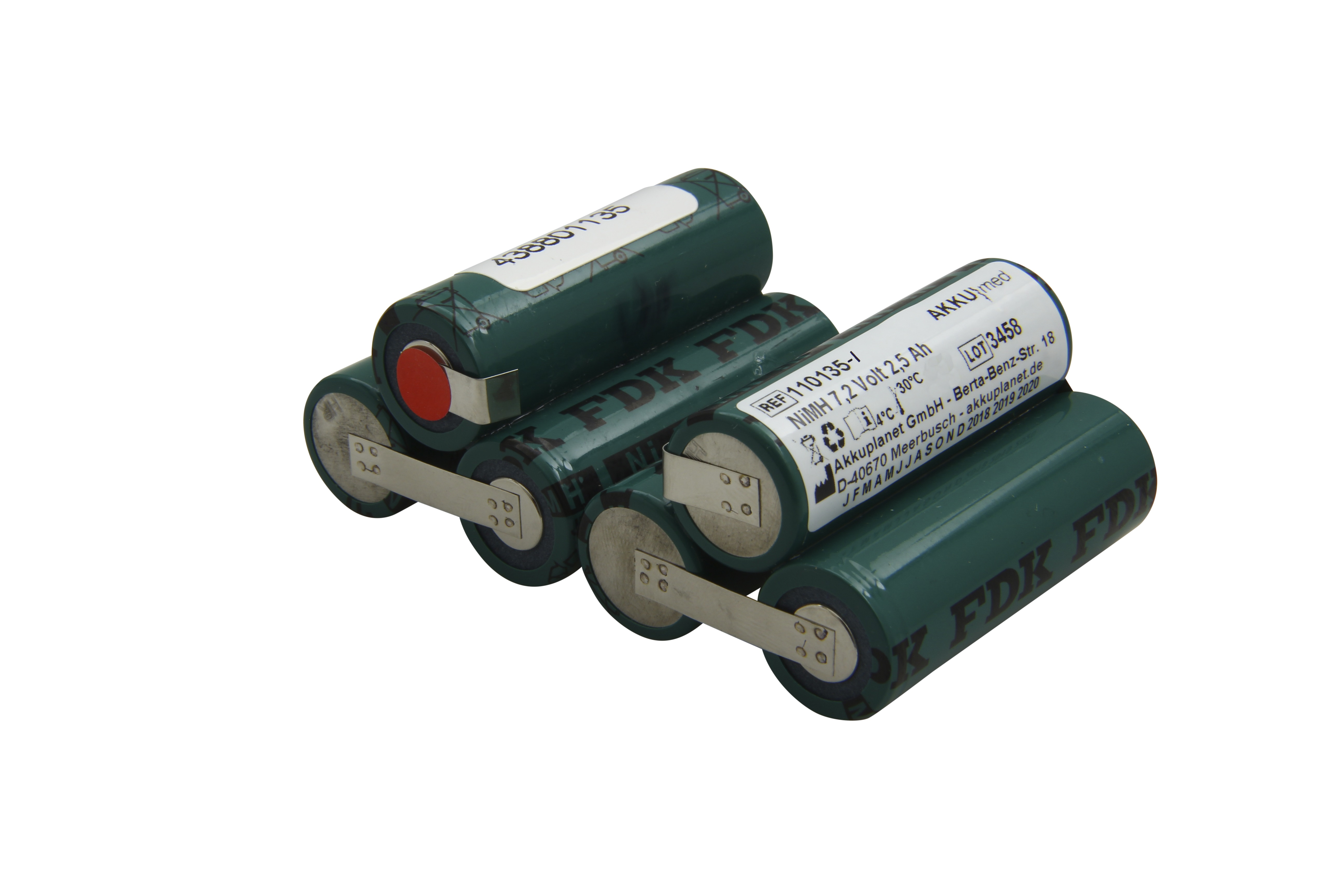 AKKUmed NiMH battery suitable for Nellcor Capnometer, pulse oximeter type NPB70, NPB75, 