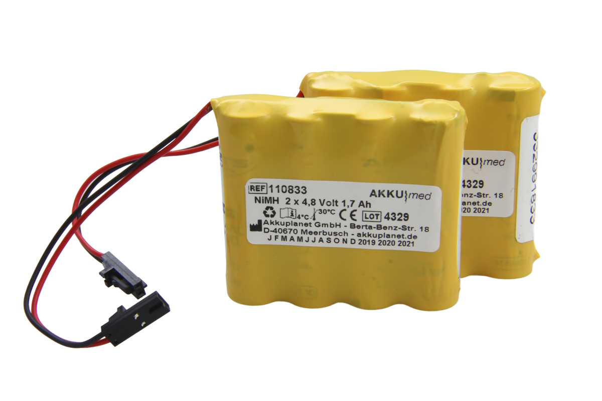 AKKUmed NiMH battery suitabel for Aitecs syringe pump SEP10s, SEP12s, SP12s Pro