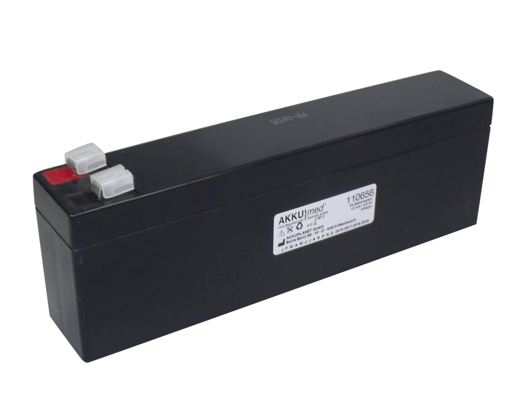 AKKUmed lead-acid battery suitable for Esaote EKG P8000 Power 