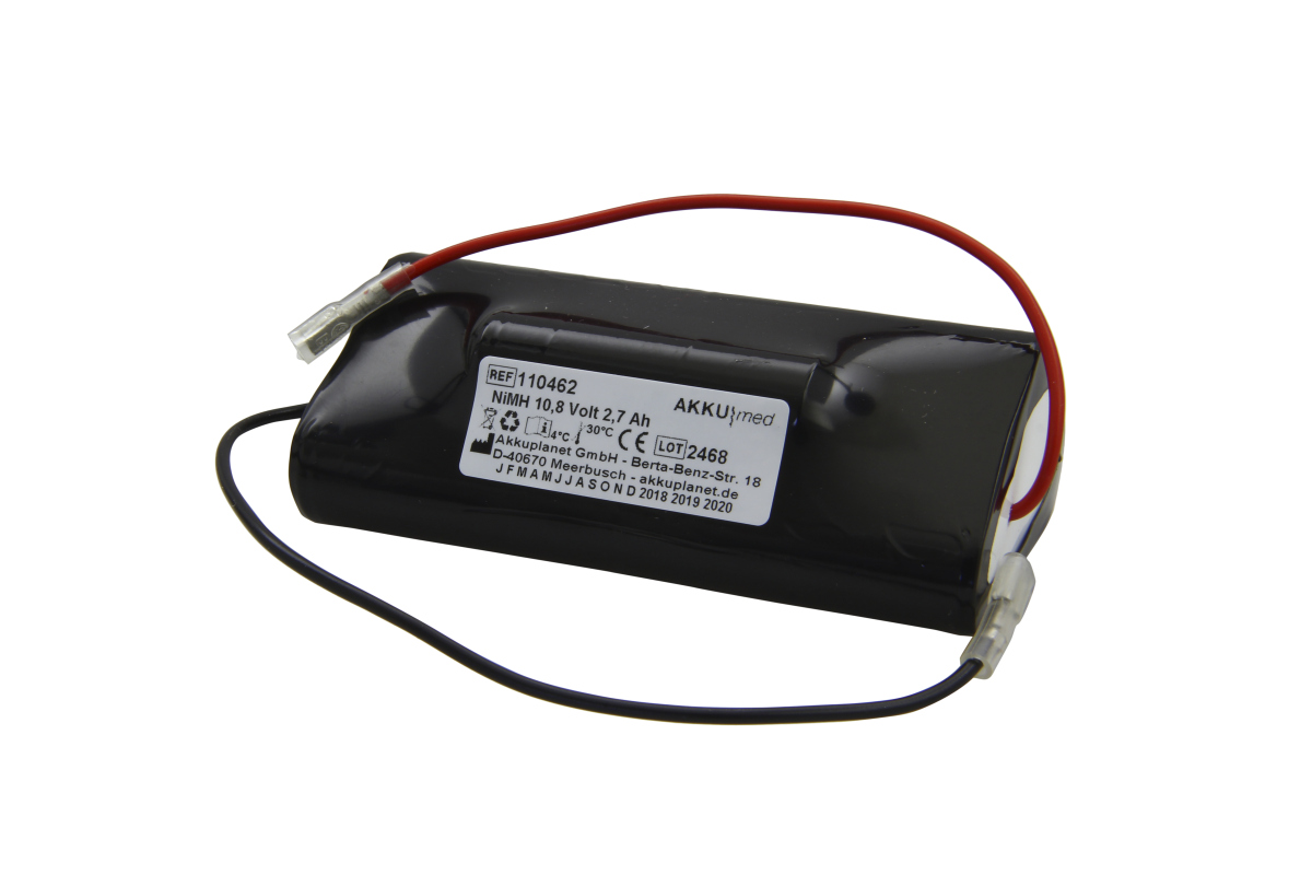 AKKUmed NiMH battery suitable for Quest AC-tester type 704080
