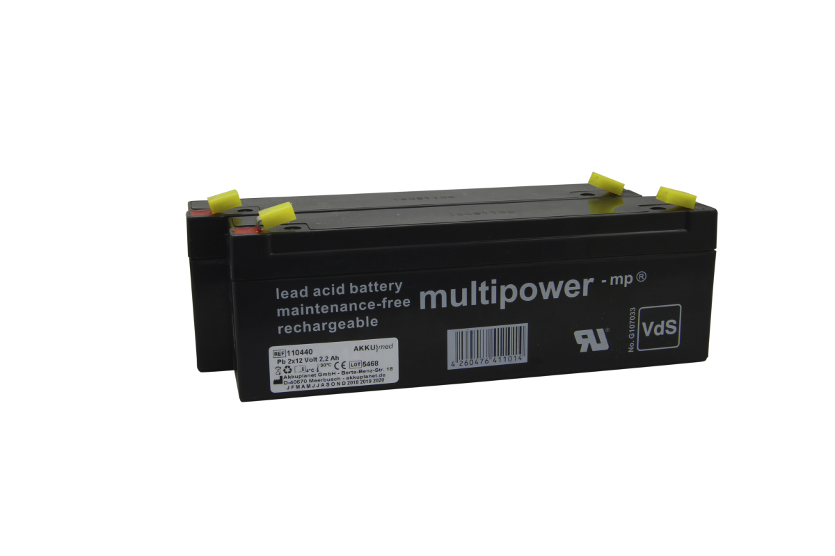 AKKUmed lead-acid battery suitable for Molift lifter, type Hi-Trac