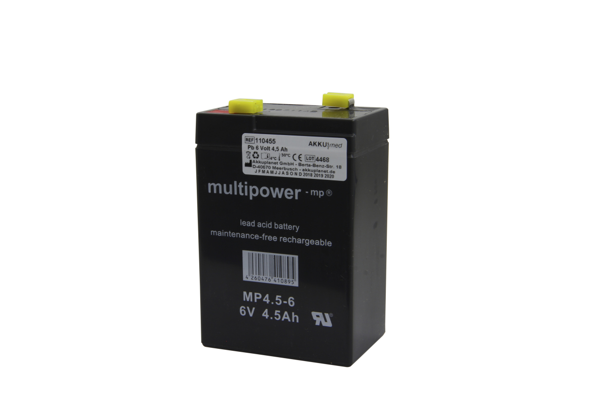 AKKUmed lead-acid battery suitable for Nellcor pulse oximeter NPB190,195, 290, 295, 390, 395