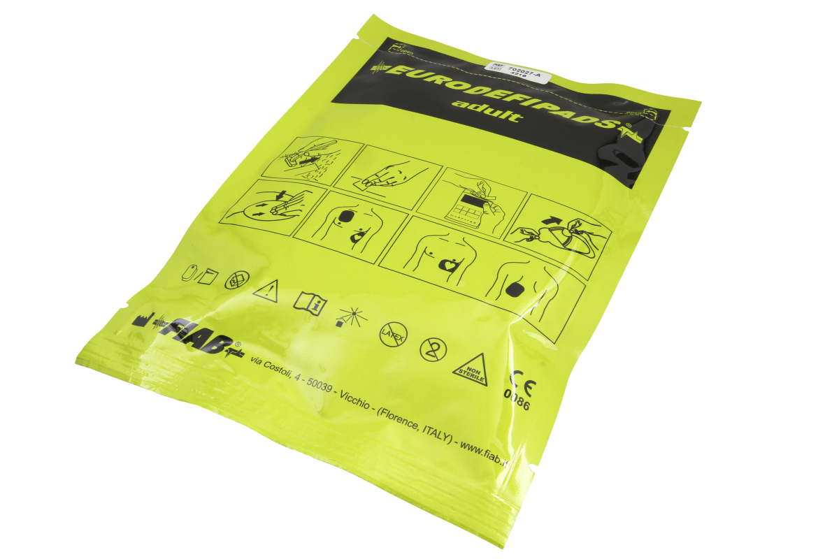 AKKUmed defibrillator pads (1 pair/ adult) for M-series, E-series, PD1600, PD1700, PD2000