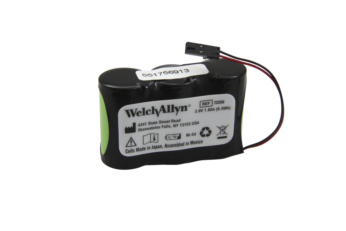 Original NC battery for Welch Allyn 72250, type LumiView