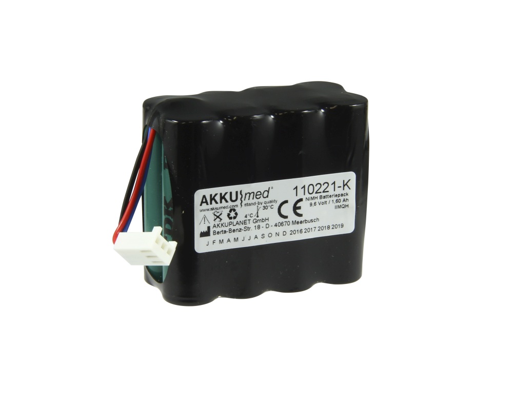 AKKUmed NiMH battery suitable for BCI (Biochem) Capnocheck CO², SPO², 3303, AD700