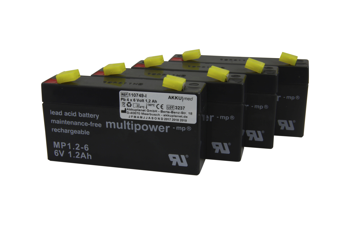 AKKUmed lead-acid battery suitable for Likamed Novo X550