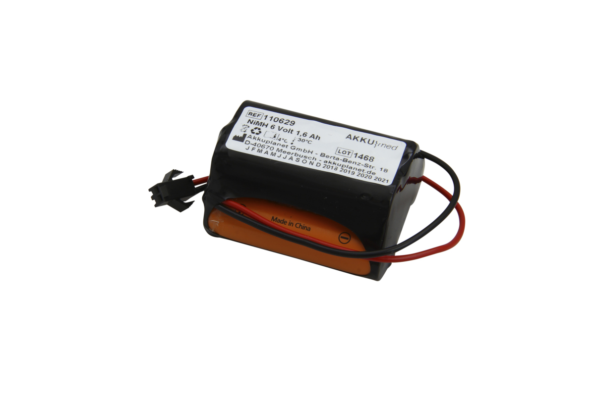 AKKUmed NiMH battery for Sanyo Medical-freezer MDF-137, MDF-U333 - type 5HR-AAC