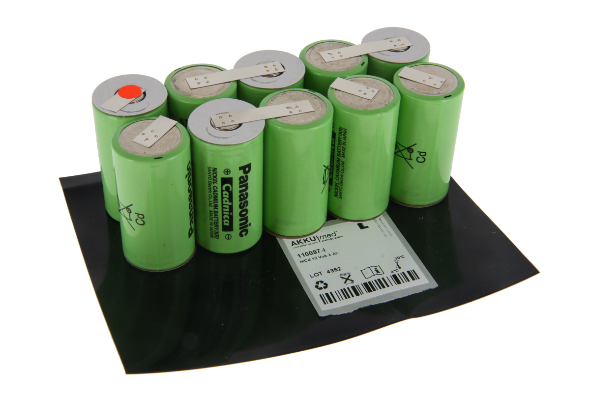 AKKUmed NC battery insert suitable fo Hewlett Packard codemaster 100 - type M2476