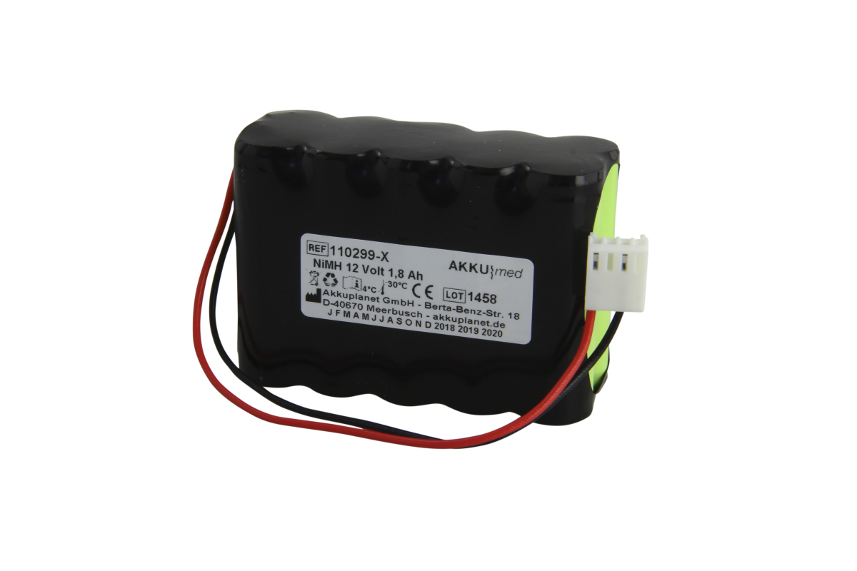 AKKUmed NiMH battery suitable for Codan Argus infusion pump A707V, A708V - type 601259