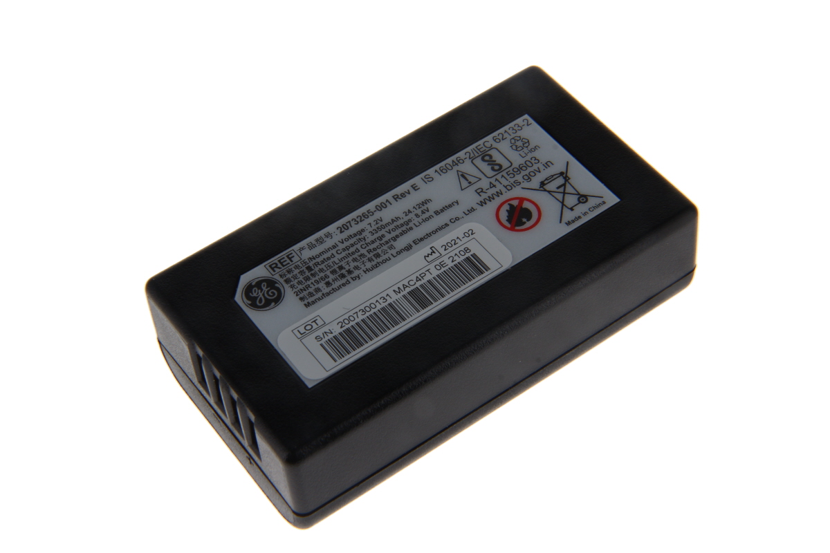 Original Li Ion battery GE Healthcare for ECG Mac 400 Mac 600 - type 2030912-001, 2111132-001,