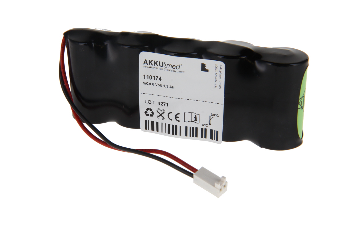 AKKUmed NC battery suitable for Nonin Medical pulse oximter 8600, 8604, 8700, 8800