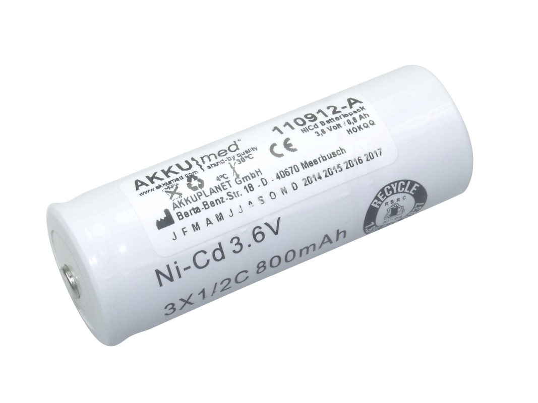 AKKUmed NC battery suitable for Welch Allyn Type 72300