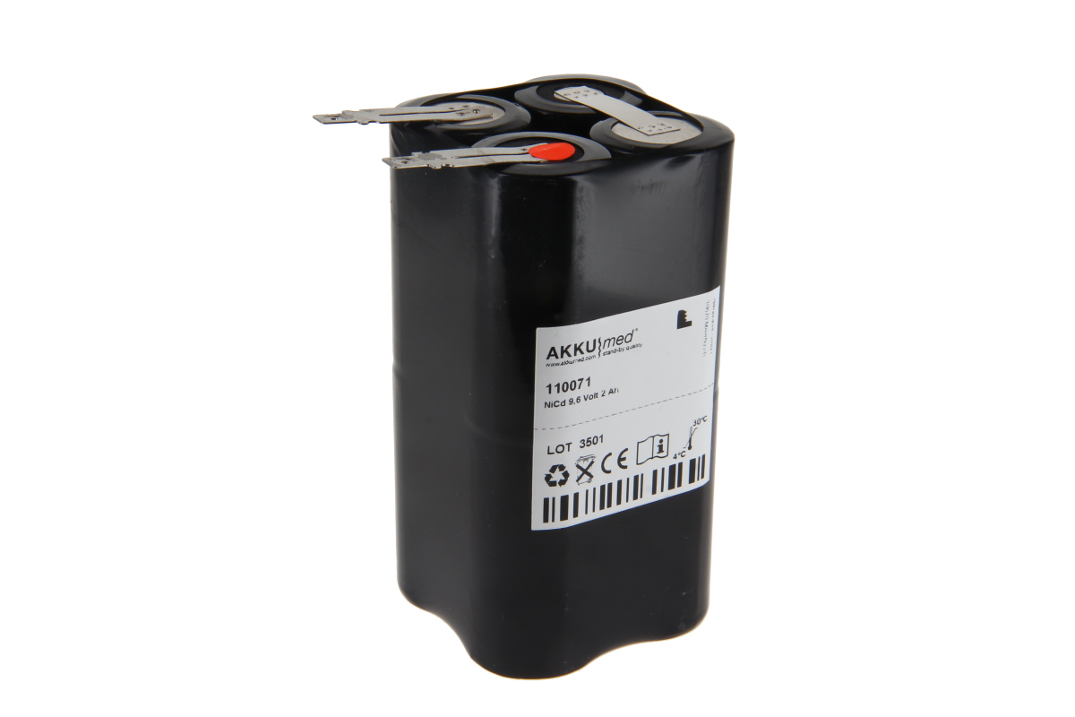 AKKUmed NC battery suitable for Schiller Cardiograph CV3, CV6
