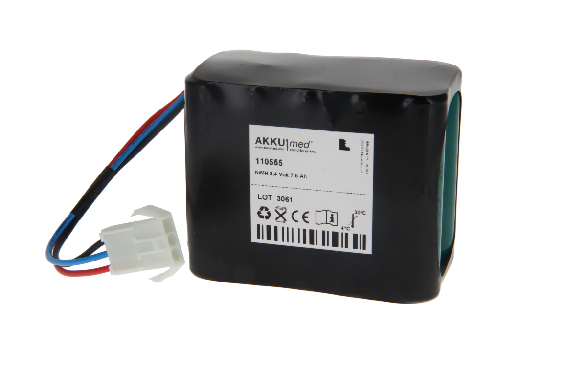 AKKUmed NiMH battery suitable for Huntleigh Monitor Smartsigns Lite Plus