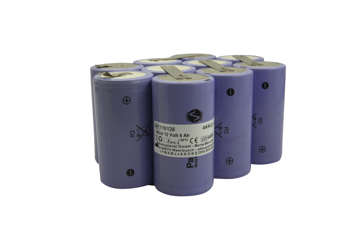 AKKUmed NC battery suitable for S&W Zoll NTP defibrillator 