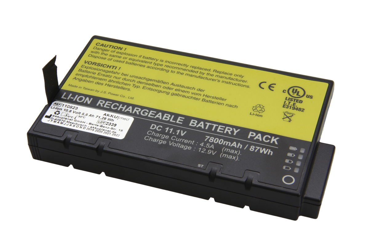 AKKUmed Li Ion battery suitable for Spacelabs MCare 300 type 146-0130-00 , 147-0127-00
