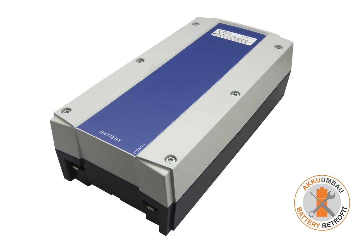 AKKUmed lead-acid battery retrofit suitable for Linak battery box type BAJ1, BAJ2