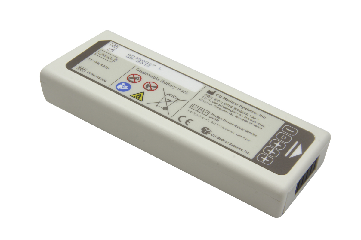 Original lithium battery Medical Econet for Defibrillator ME-PAD O. Nr..: 31.10-4301B
