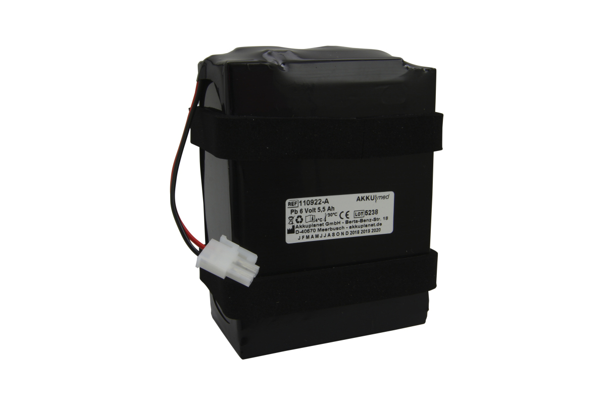 AKKUmed lead-acid battery suitable for Welch Allyn VSM LXI, 400732, type 4500-84
