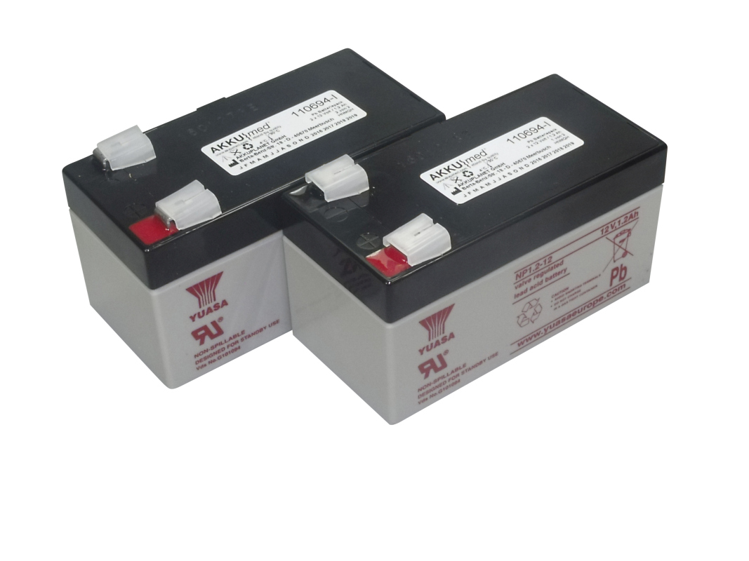 AKKUmed lead-acid battery insert suitable for Hill Rom hospital bed type LI150Ax LI150Bx