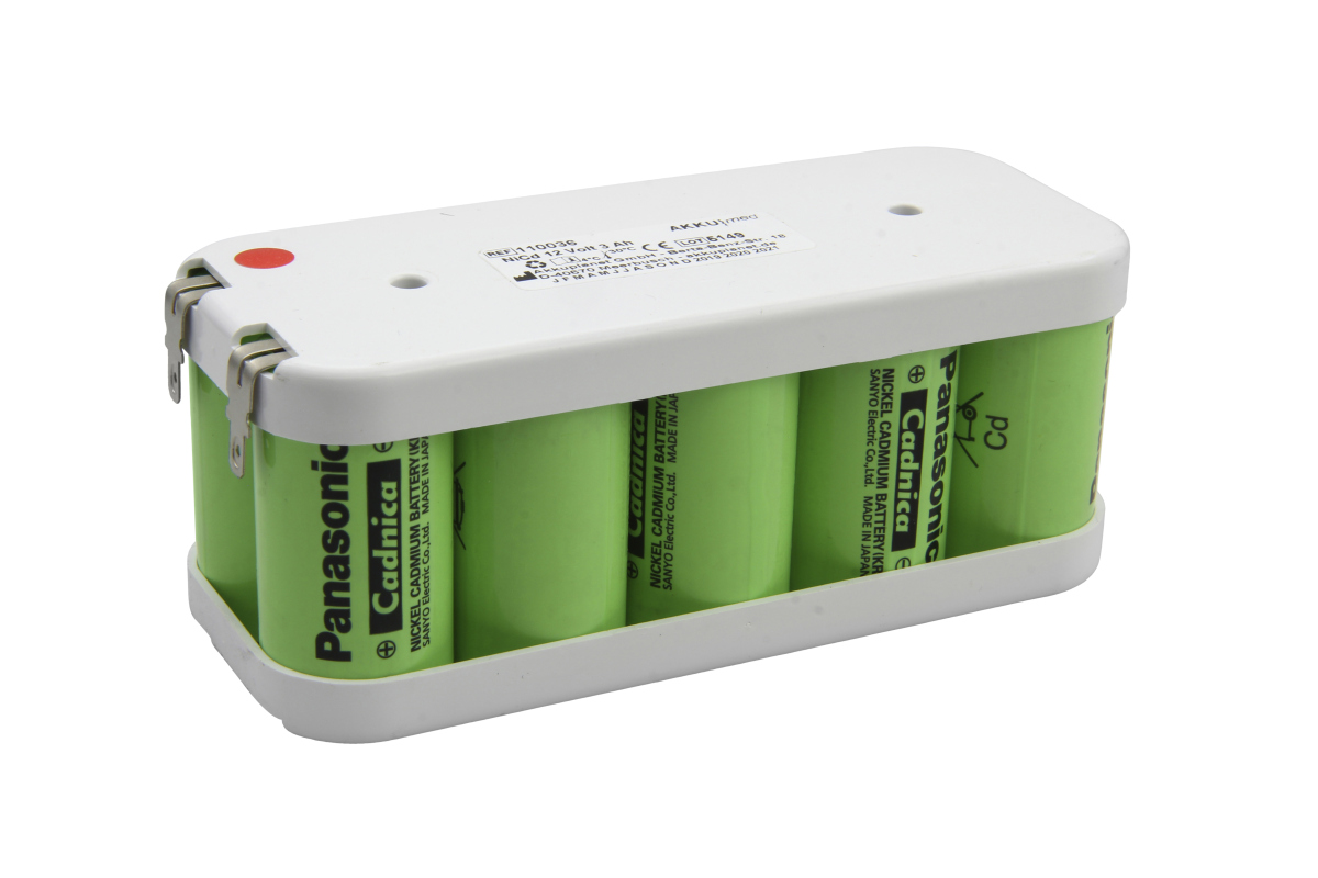 AKKUmed NC battery suitable for Hellige Phillips defiscope, BD500