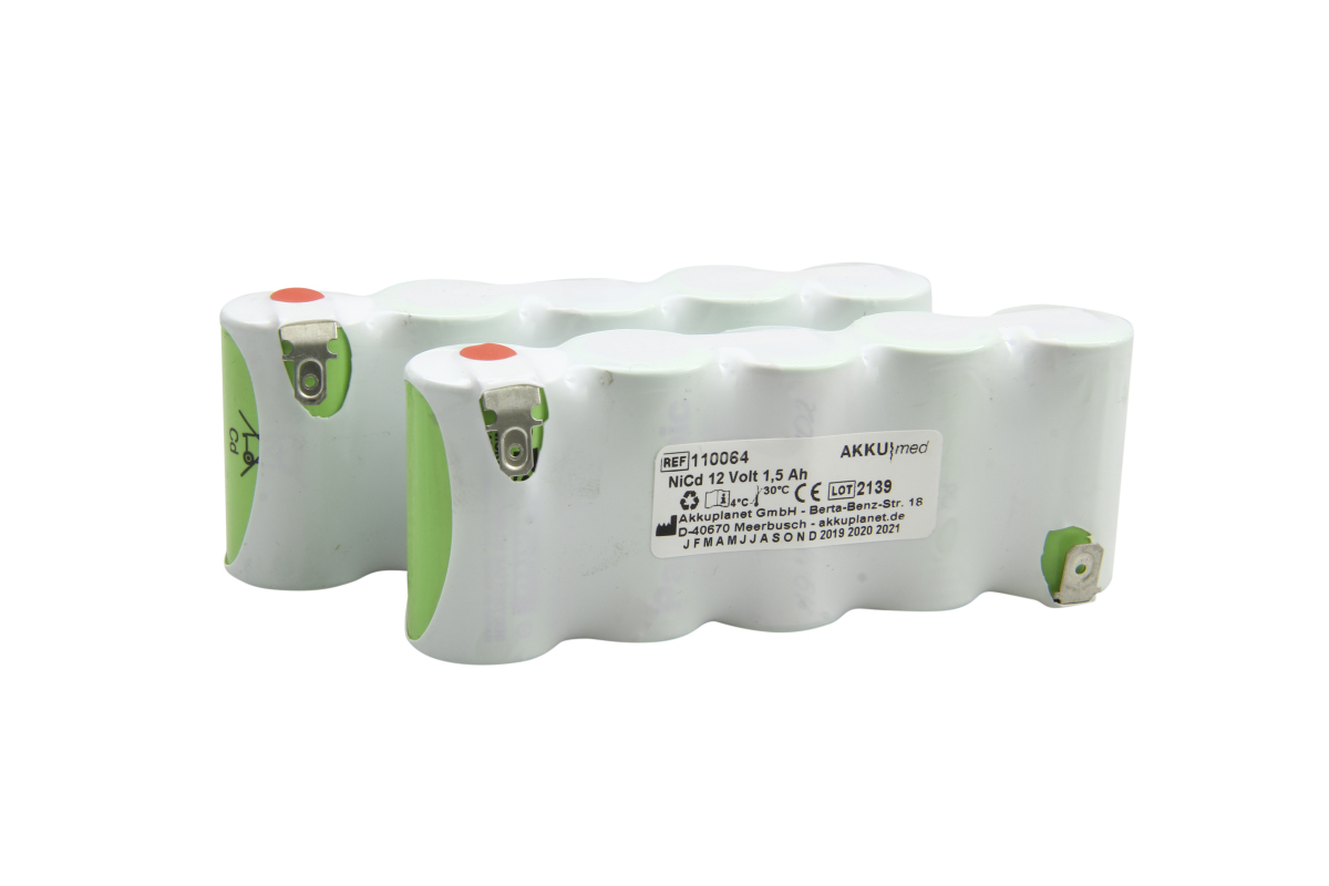 AKKUmed NC battery suitable for Physio Control LP8 part of defibrillator