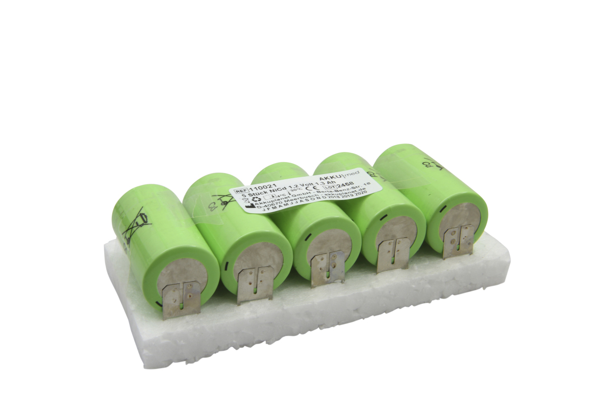 AKKUmed NC battery suitable for Fresenius Vial (MCM) Injectomat C, CP - 5 pieces