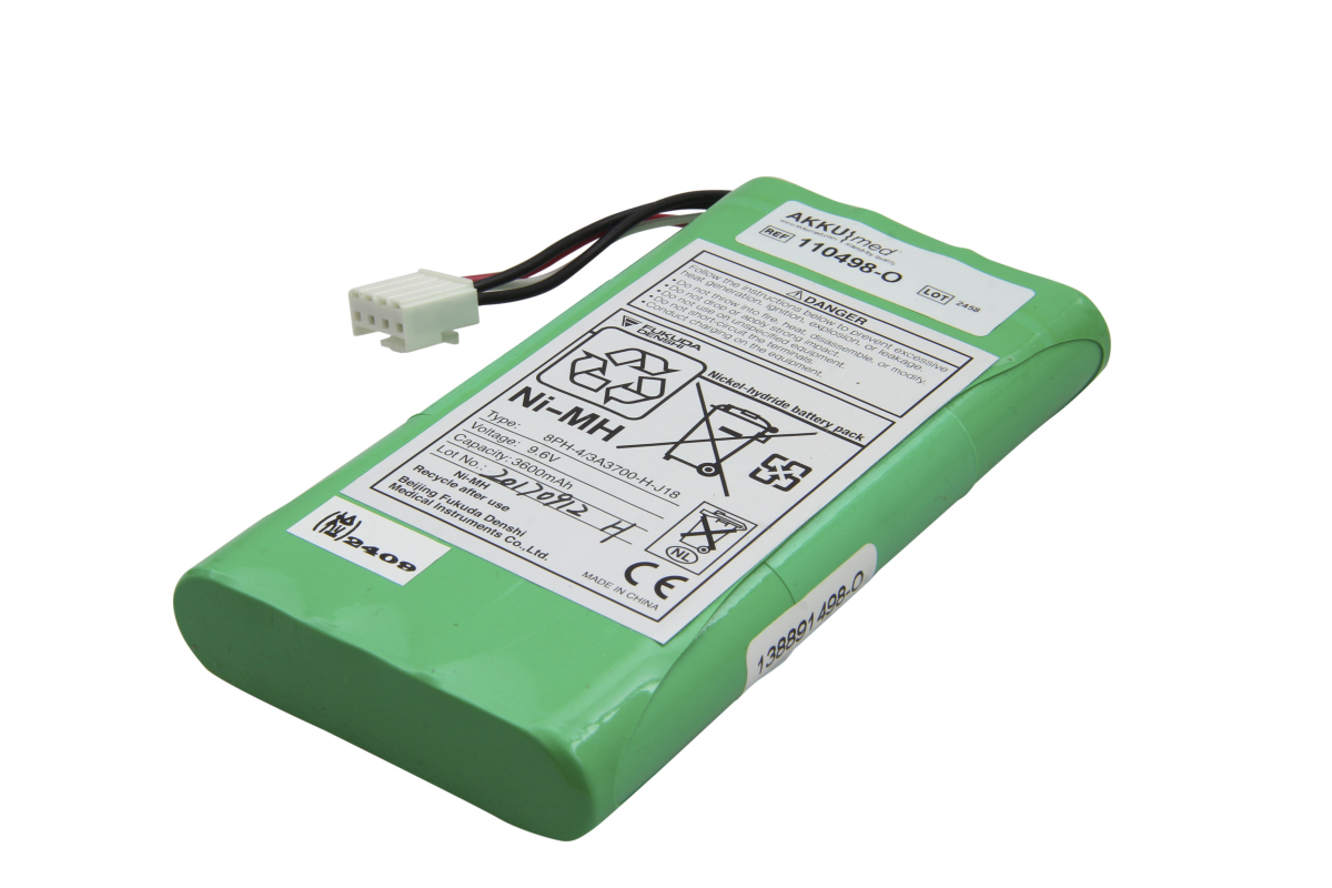 Original NiMH battery suitable for Fukuda Denshi CardiMax FX-7101, FX7102, FX-7542