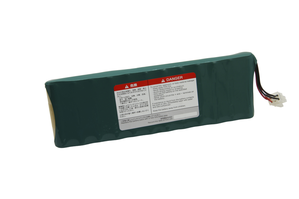 Original NiMH battery suitable for Nihon Kohden Cardiofax G ECG-2550 Monitor type X078 SB-201D