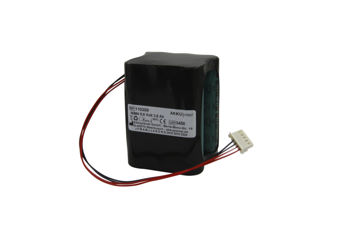 AKKUmed NiMH battery suitable for Nellcor N-560, N560 Oximax pulse oximeter, Mediana M6008-O