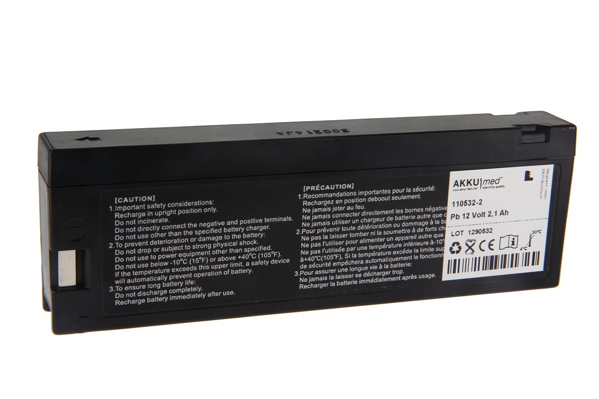 AKKUmed lead-acid battery suitable for Siemens monitor SC7000XL, SC9000XL - external installation