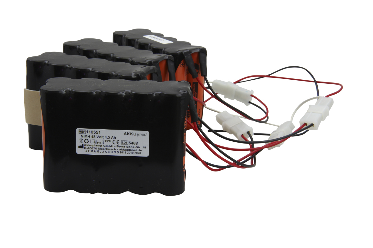 AKKUmed NiMH battery suitable for Bird Viasys Vela ventilator, type 21542