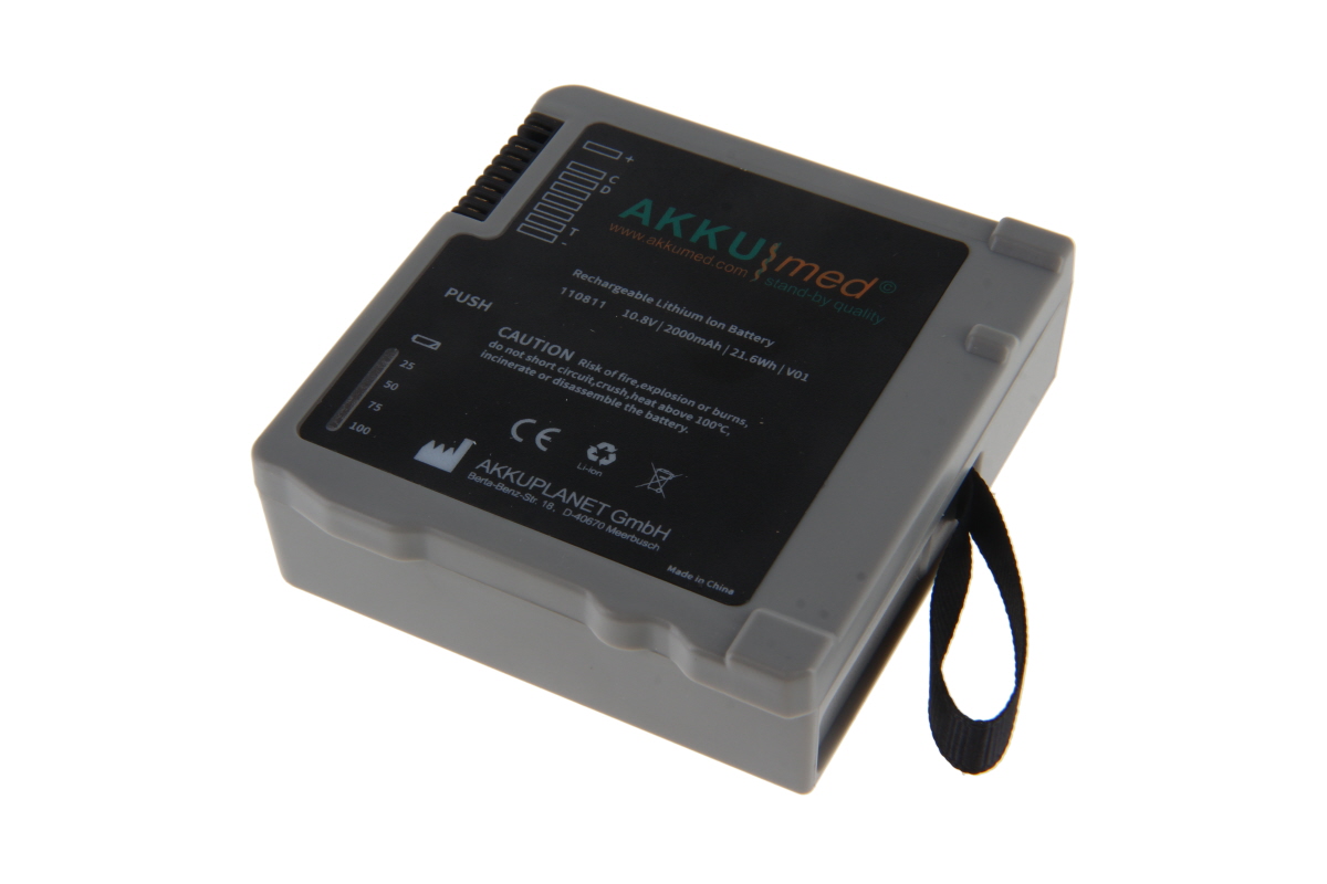 AKKUmed Li Ion battery for PhilipsMonitor Intellivue X3 Type 989803196521