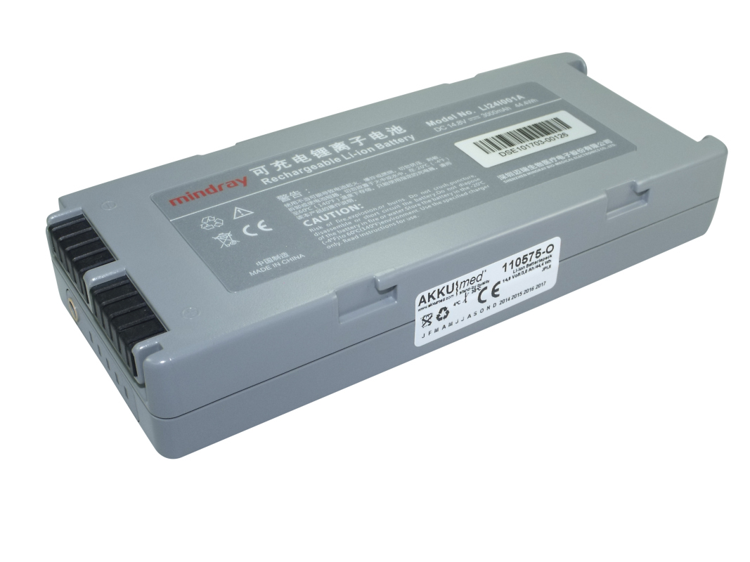 Original Li Ion battery for Datascope Mindray BeneHeart D3 defibrillator, monitor Li24i001A