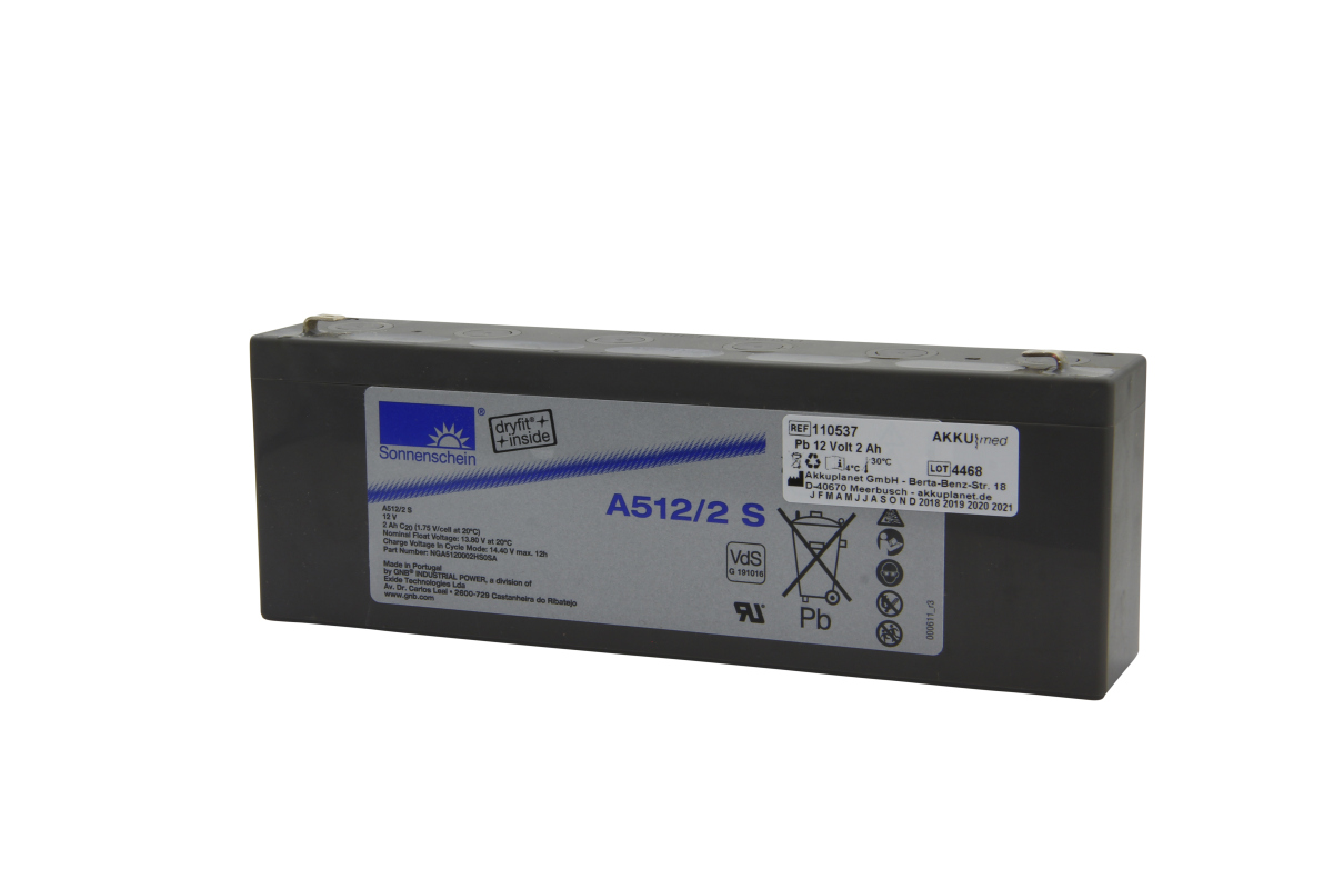 AKKUmed lead-acid battery suitable for Siemens Servo 300, 300A