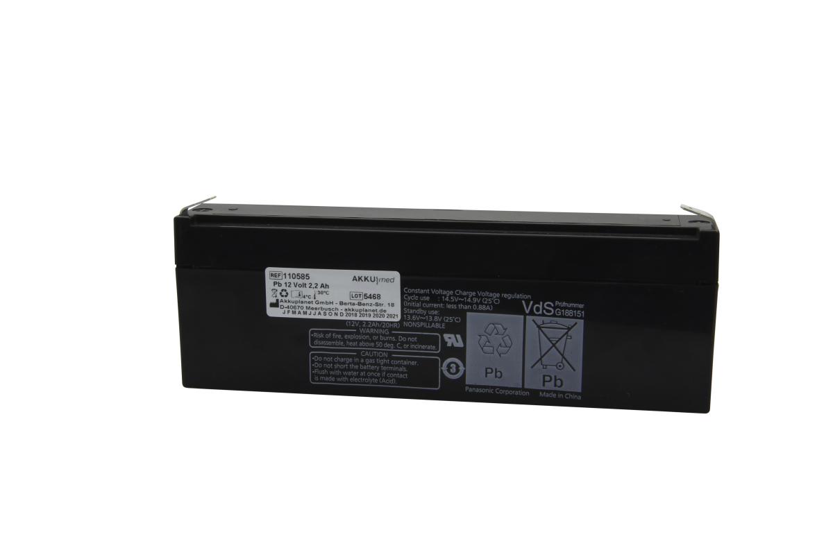 AKKUmed lead-acid battery suitable for Kirsch blood bank refrigerator BL520