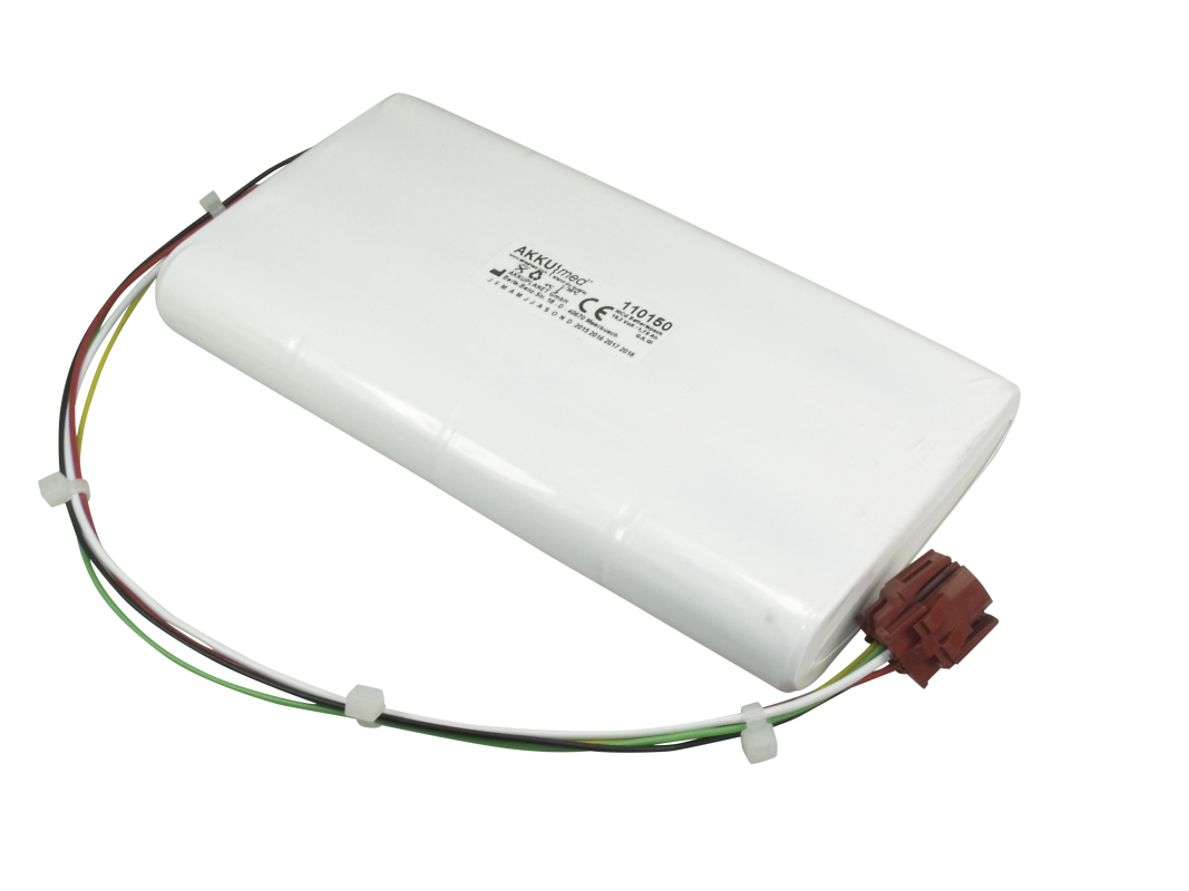 AKKUmed NC battery suitable for GE Hellige ECG recorder MAC PC, MAC PC 6, MAC 12