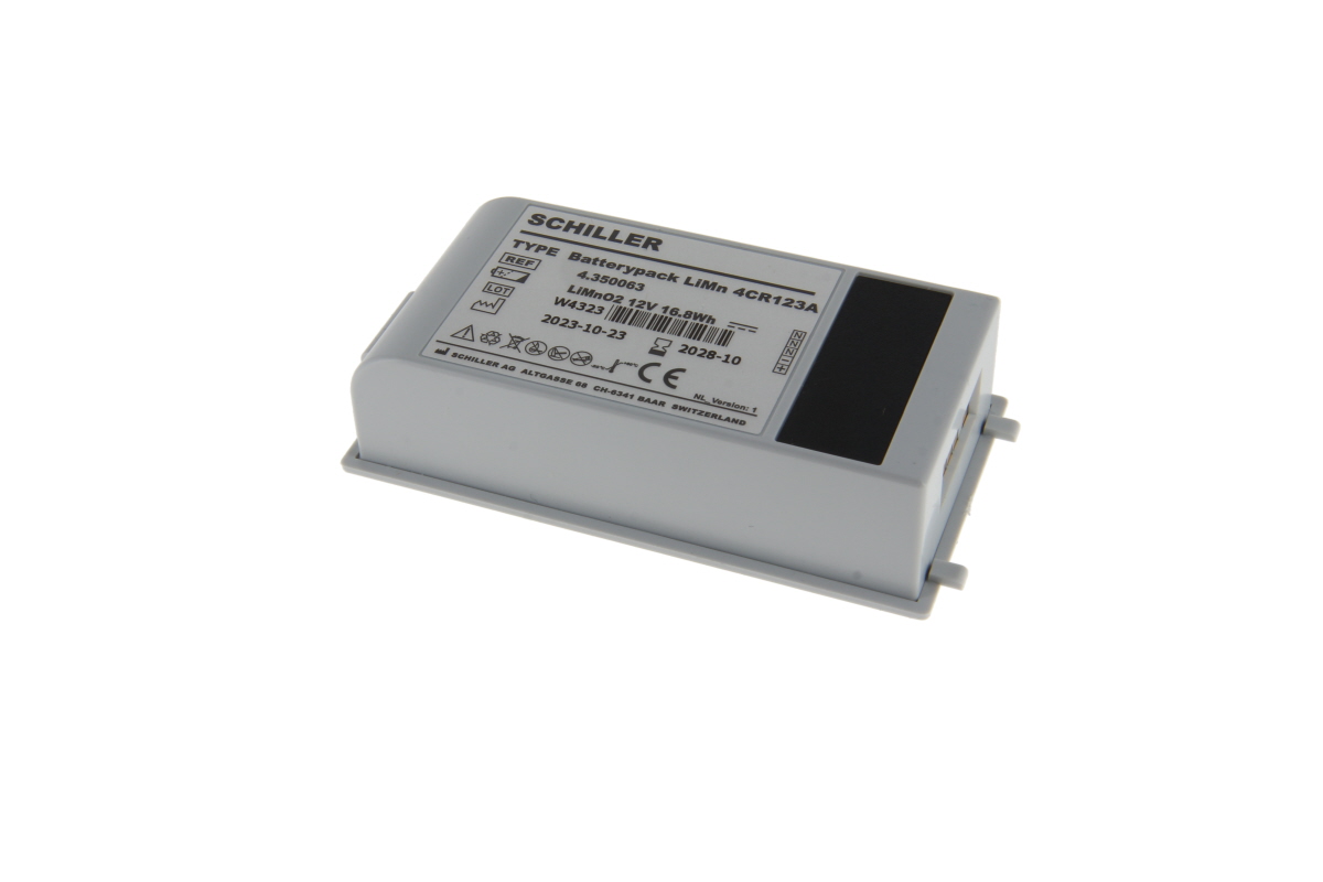 Original Lithium Batterie für Schiller Defibrillator Easyport plus Typ 114762