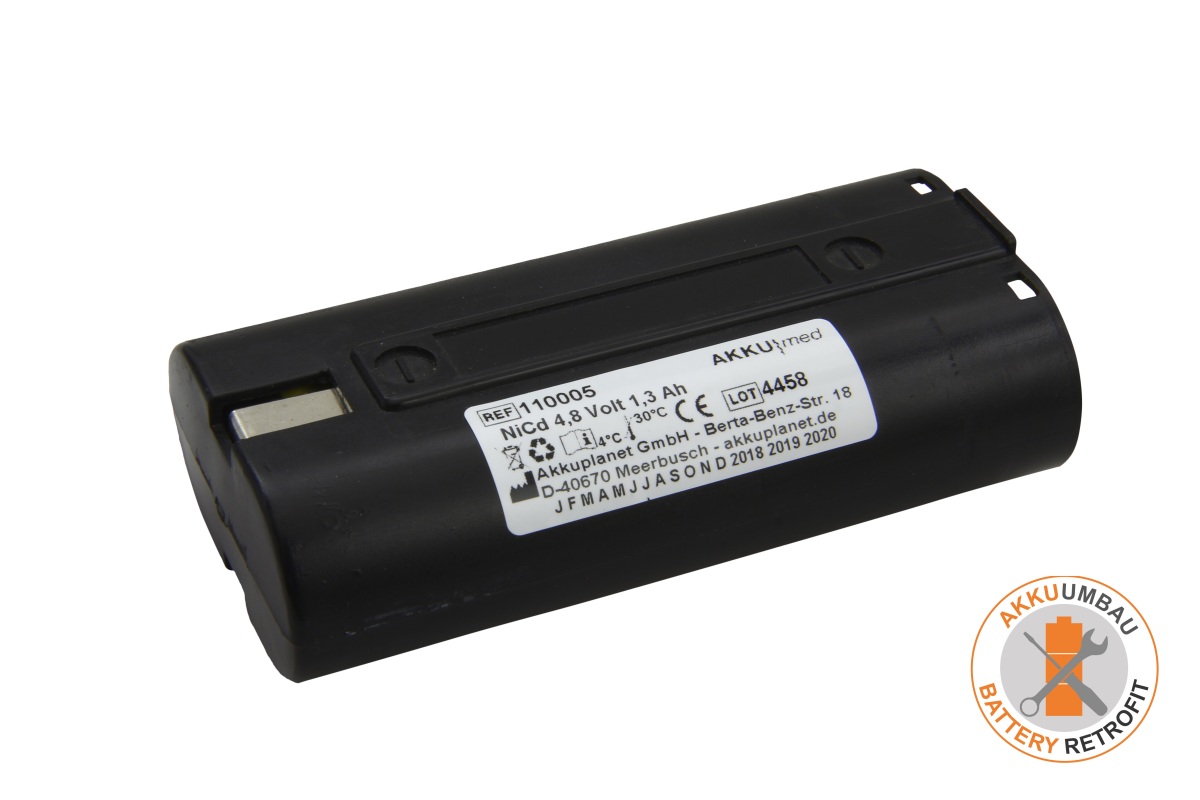 AKKUmed NC battery retrofit suitable for Aesculap Acculan GA605, GA606, GA630