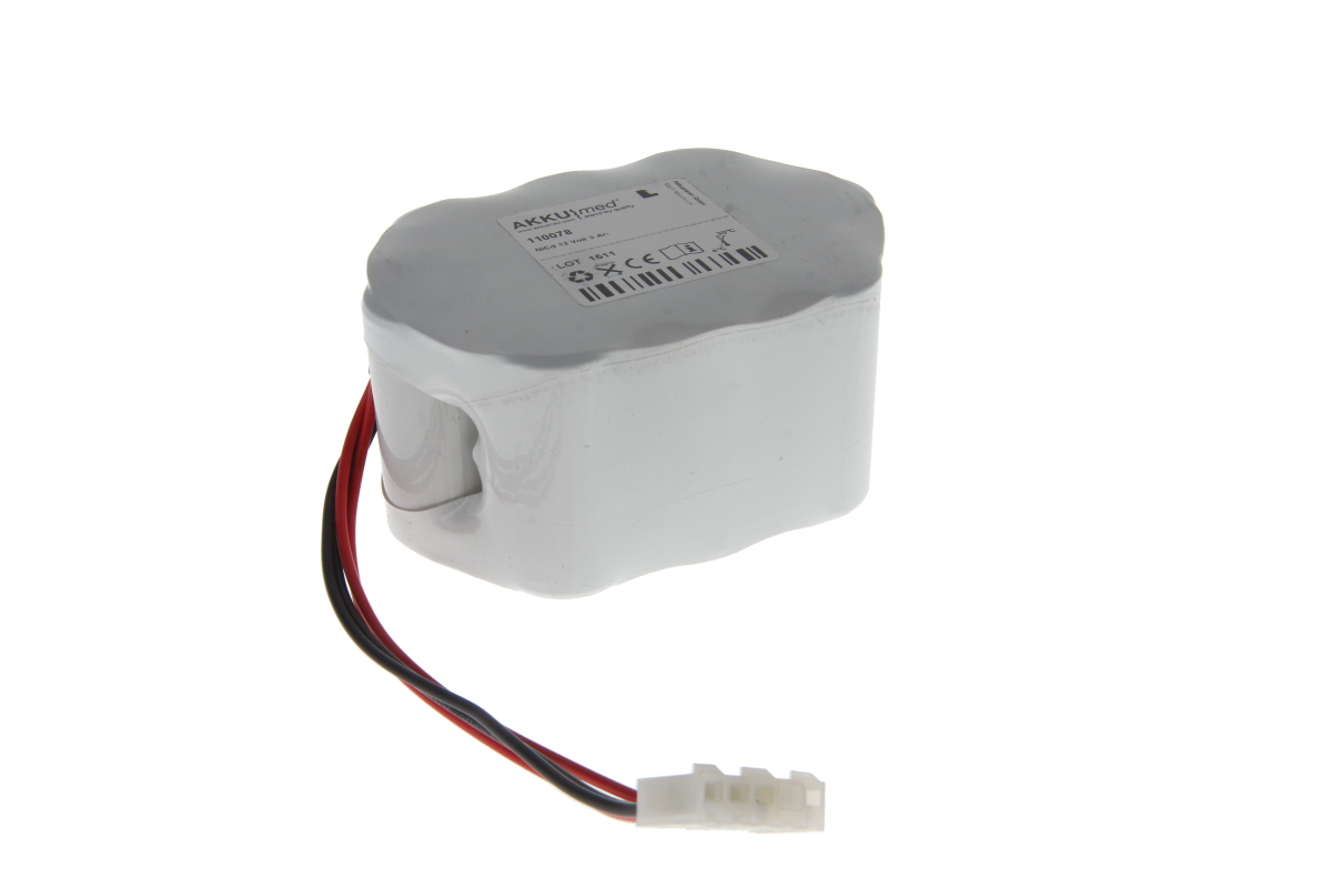 AKKUmed NC battery suitable for Simonson & Wheel Defibrillator DMS 730, 750