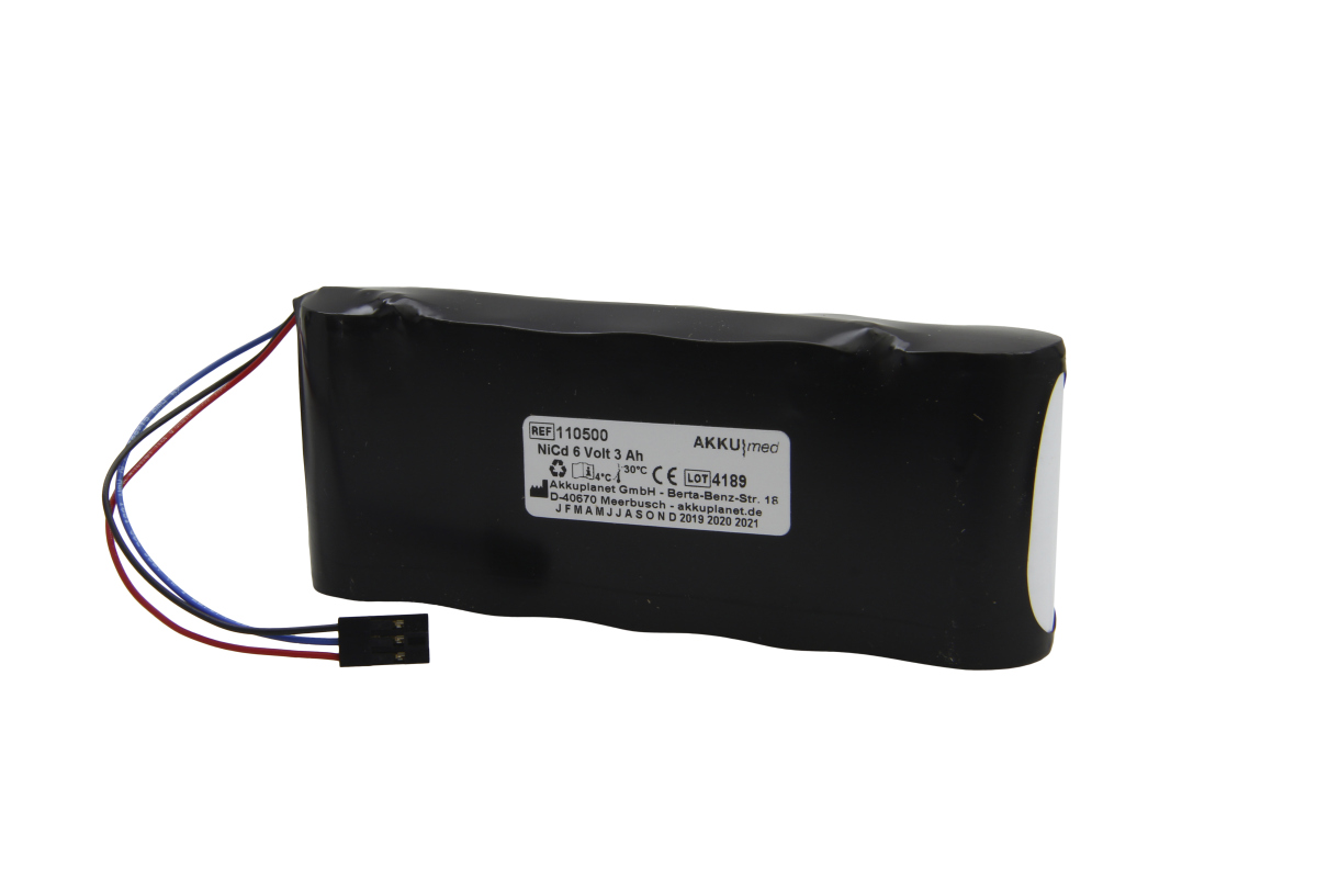 AKKUmed NC battery suitable for BCI (Biochem) MiniTORR Plus, NIBP monitor, type 6004-506
